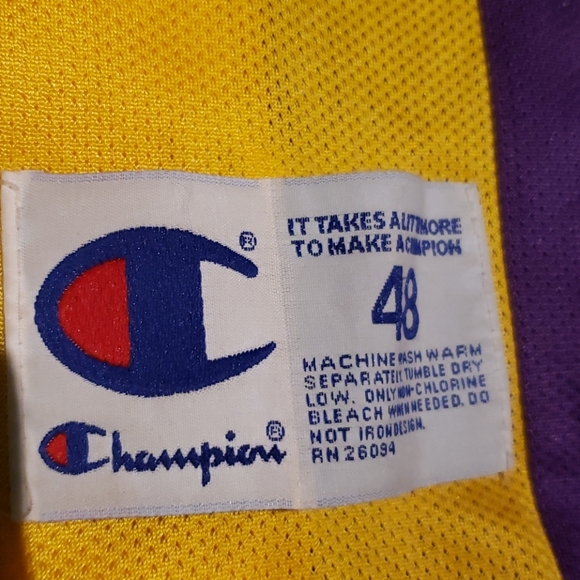 Vintage LA Lakers champion jersey number 34 O'Neal - Picture 3 of 6